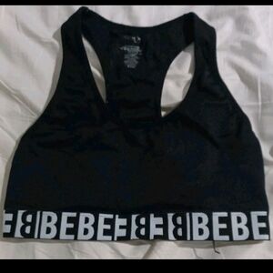 Bebe Black Sports Bra